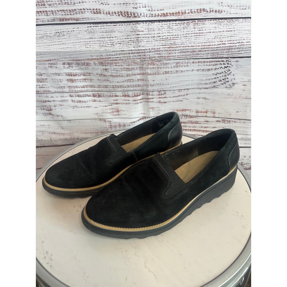 Clark’s Women's Collection Sharon Dolly Shoes Black Suede